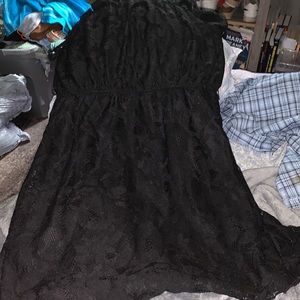 Black summer dress, size XL, brand is three pink hearts